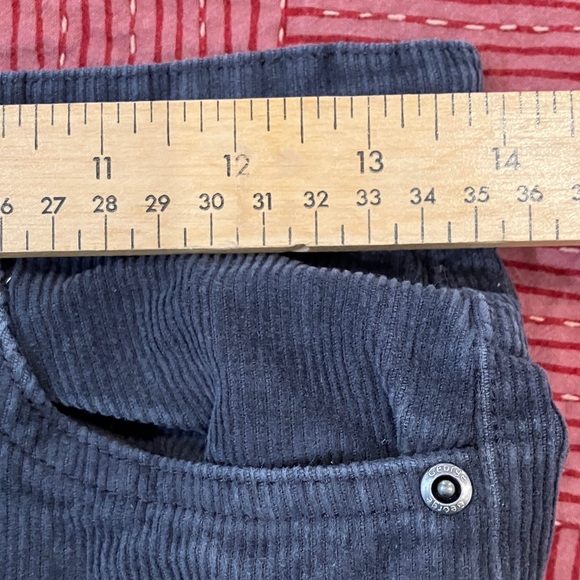 Boys size 14 Dark Gray Corduroy Pants - light FADE at knees - Picture 10 of 14
